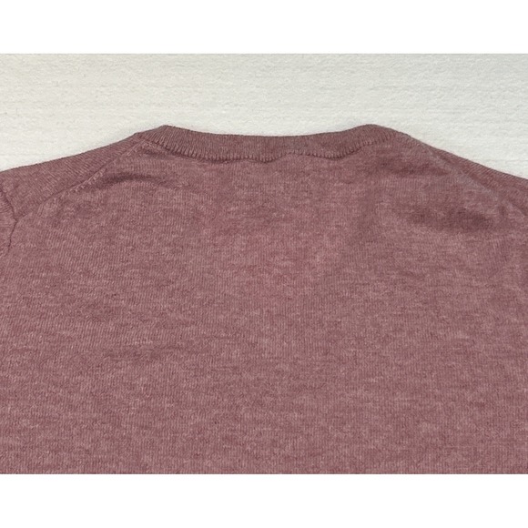 Quince 100% Mongolian Cashmere Sweater Women's Size Medium Pink V-Neck Pullover - Picture 12 of 13
